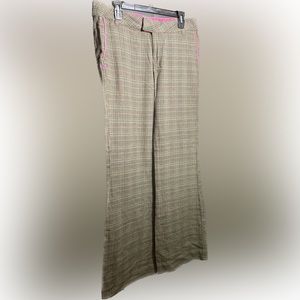 Vintage y2k O’Neill plaid pants with velvet piping detail, like new, size 11.